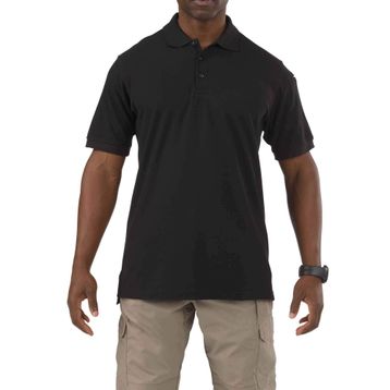 5.11 41180 Taktik Polyester Pamuk Dokuma Kırışmaz Stil Kısa Kollu Erkek Polo T-shirt