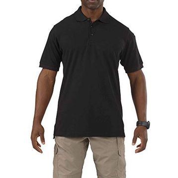 5.11 41180 Taktik Polyester Pamuk Dokuma Kırışmaz Stil Kısa Kollu Erkek Polo T-shirt