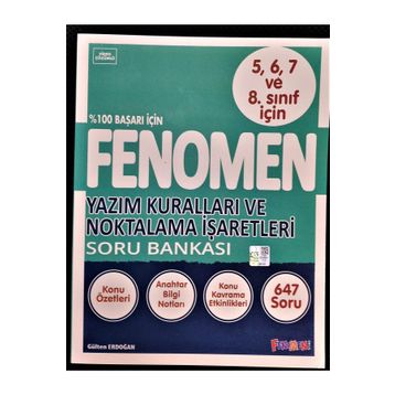 5, 6, 7. Sınıf Lgs Yazım Kuralları ve Noktalama İşaretleri Soru Bankası