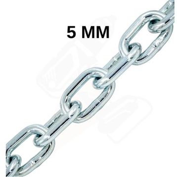 5 mm Galvaniz Kaplı Zincir