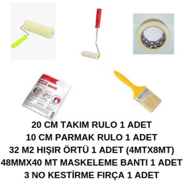 5 Parça Boyacı Seti