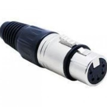 5 Pin XLR Dişi Konnektör