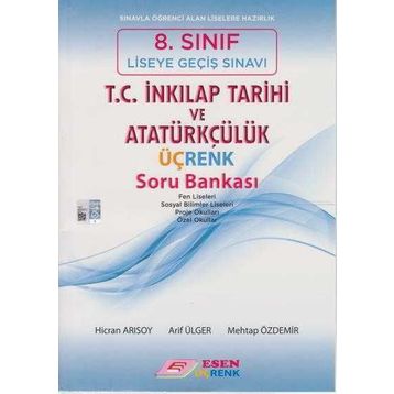 5 Renk Yayınları 8.Sınıf İnkılap Tarihi Ve Atatürkçülük Soru Bankası