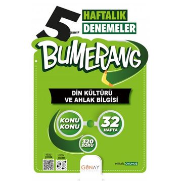 5. Sınıf Bumerang 32 Haftalık Din Kültürü ve Ahlak Bilgisi Soru Bankası