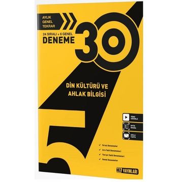 5. Sınıf Din Kültürü ve Ahlak Bilgisi 30'lu Deneme - Hız Yayınları
