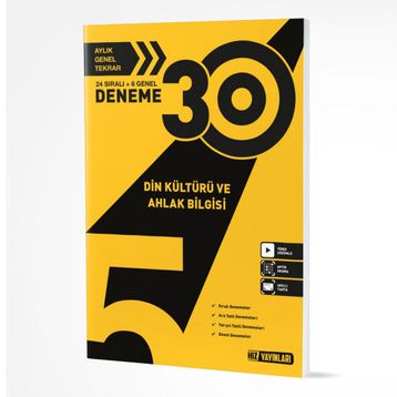 5. Sınıf Din Kültürü ve Ahlak Bilgisi 30'lu Deneme - Hız Yayınları