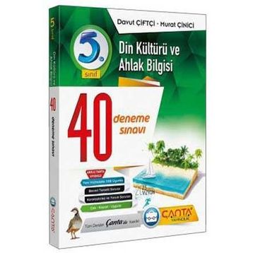 5. Sınıf Din Kültürü ve Ahlak Bilgisi 40 Branş Denemesi Davut Çiftçi-Çanta Yayınları