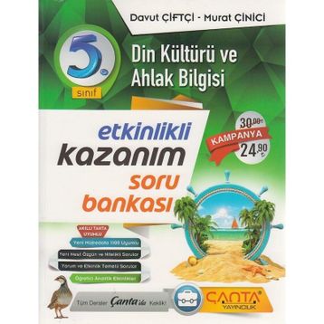 5. Sınıf Din Kültürü ve Ahlak Bilgisi 40 Branş Denemesi Davut Çiftçi-Çanta Yayınları