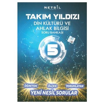 5. Sınıf Din Kültürü ve Ahlak Bilgisi Takım Yıldızı Soru Bankası-Netbil Yayınları