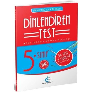 5. Sınıf Dinlediren Test Eker Test Yayınları