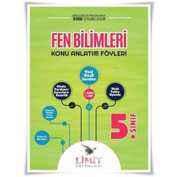 5.Sınıf Fen Bilimleri Konu Anlatım Föyleri - Limit Yayınları