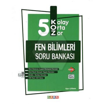 5. Sınıf Fen Bilimleri Koz Soru Bankası-Gama Okul Yayınları