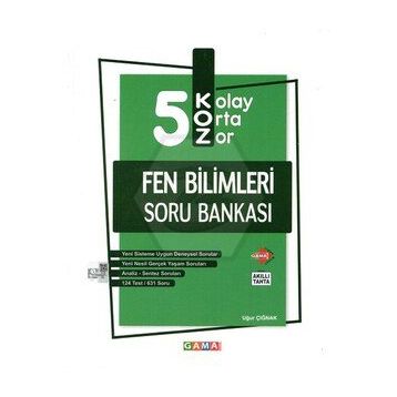 5. Sınıf Fen Bilimleri Koz Soru Bankası-Gama Okul Yayınları