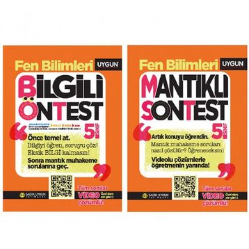 5. Sınıf Fen Bilimleri Mantıklı Son Test-Sadık Uygun Yayınları