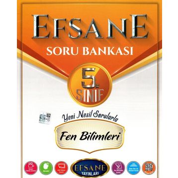 5.Sınıf Fen Bilimleri Soru Bankası Efsane Yayınları
