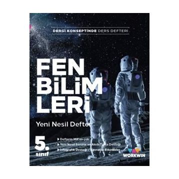 5. Sınıf Fen Bilimleri Yeni Nesil Defter-Workwin Plus Yayınları