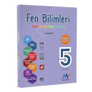 5. Sınıf Fen Bilimleri Yeni Nesil Soru Bankası Martı Okul Yayınları