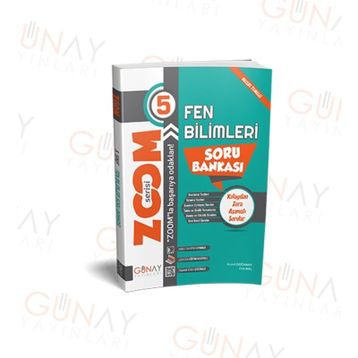 5. Sınıf Fen Bilimleri Zoom Soru Bankası - Günay Yayınları