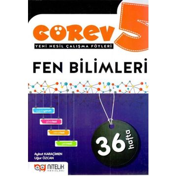 5. Sınıf Görev Fen Bilimleri Yeni Nesil Çalışma Föyleri-Nitelik Yayınları