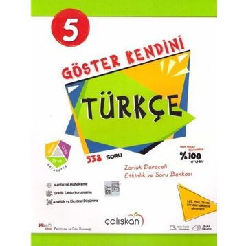 5.Sınıf Göster Kendini Soru Bankası Türkçe Çalışkan Yayınları