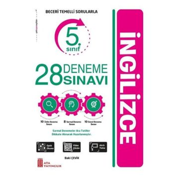 5. Sınıf İngilizce 28 Deneme Sınavı - Ata Yayıncılık