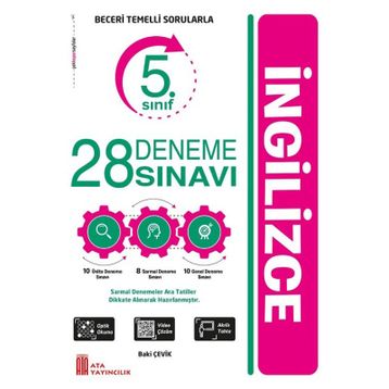 5. Sınıf İngilizce 28 Deneme Sınavı - Ata Yayıncılık