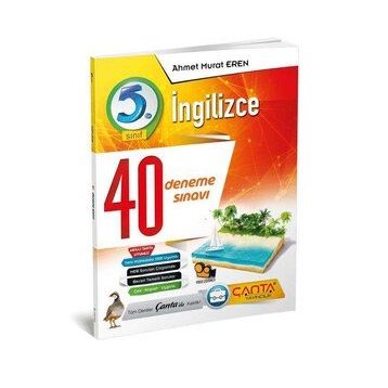 5. Sınıf İngilizce 40 Branş Denemesi Ahmet Murat Eren-Çanta Yayınları