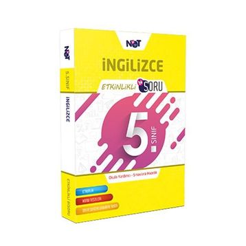 5.Sınıf İngilizce Etkinlik Bisoru Bankası Binot Yayınları