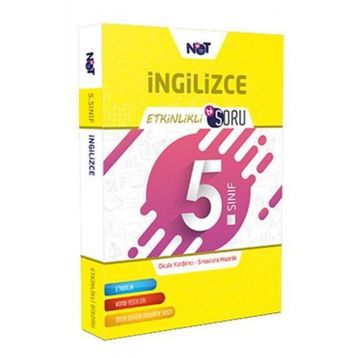 5.Sınıf İngilizce Etkinlik Bisoru Bankası Binot Yayınları