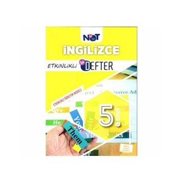 5. Sınıf İngilizce Etkinlikli Bi Defter-Binot Yayınları