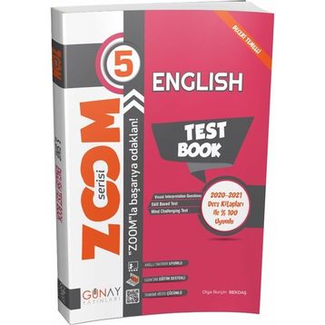 5. Sınıf İngilizce Zoom Soru Bankası-Günay Yayınları