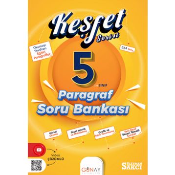 5. Sınıf Keşfet Serisi Paragraf Soru Bankası - Günay Yayınları