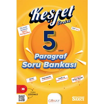 5. Sınıf Keşfet Serisi Paragraf Soru Bankası - Günay Yayınları