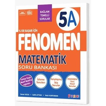 5. Sınıf Matematik A Fenomen Soru Bankası Fenomen Okul Yayınları