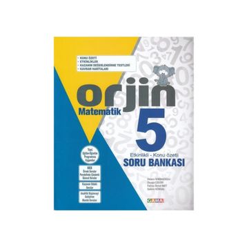 5. Sınıf Matematik Orjin Konu Özetli Soru Bankası - Gama Yayınları