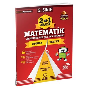5. Sınıf Matemito 2 si 1 Arada Matematik-Arı Yayıncılık
