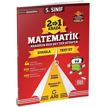 5. Sınıf Matemito 2 si 1 Arada Matematik-Arı Yayıncılık
