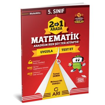 5. Sınıf Matemito 2 si 1 Arada Matematik-Arı Yayıncılık