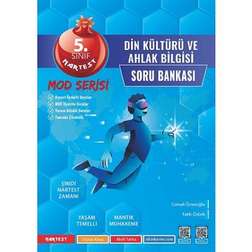 5. Sınıf Mod Din Kültürü ve Ahlak Bilgisi Soru Bankası - Nartest Yayınları