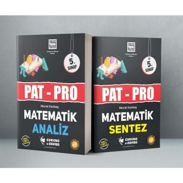 5. Sınıf Pat- Pro Matematik Seti Analiz ve Sentez-Curious&Genius Yayınları