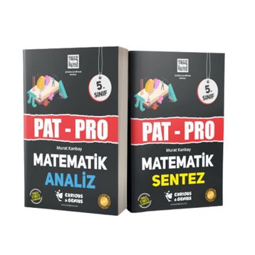 5. Sınıf Pat- Pro Matematik Seti Analiz ve Sentez-Curious&Genius Yayınları