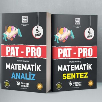 5. Sınıf Pat- Pro Matematik Seti Analiz ve Sentez-Curious&Genius Yayınları