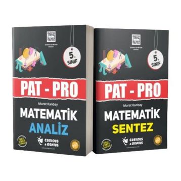 5. Sınıf Pat- Pro Matematik Seti Analiz ve Sentez-Curious&Genius Yayınları