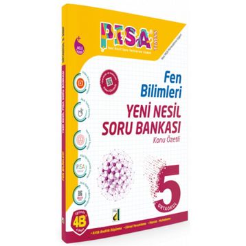 5. Sınıf PİSA 4B Fen Bilimleri Soru Bankası Damla Yayınevi