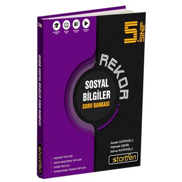 5. Sınıf Sosyal Bilgiler Rekor Soru Bankası-Startfen Yayınları