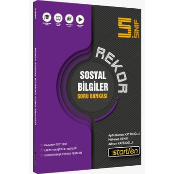 5. Sınıf Sosyal Bilgiler Rekor Soru Bankası-Startfen Yayınları