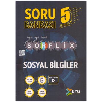 5. Sınıf Sosyal Bilgiler Sorflix Soru Bankası - Eyg Yayınları