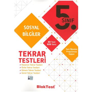5. Sınıf Sosyal Bilgiler Tekrar Testleri - Tudem Yayıncılık