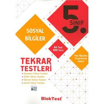 5. Sınıf Sosyal Bilgiler Tekrar Testleri - Tudem Yayıncılık