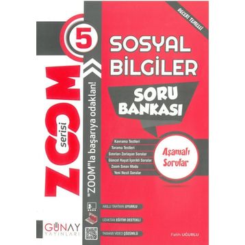 5. Sınıf Sosyal Bilgiler Zoom Soru Bankası - Günay Yayınları